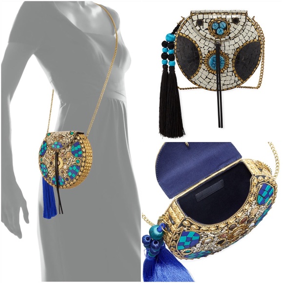 Sam Beatrice Iron Embellished Mini Crossbody Bag - Picture 2 of 7